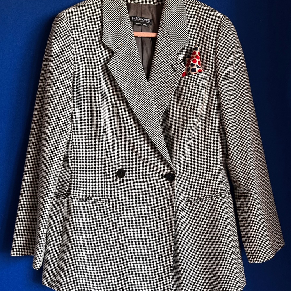 Giorgio Armani Checkered Jacket